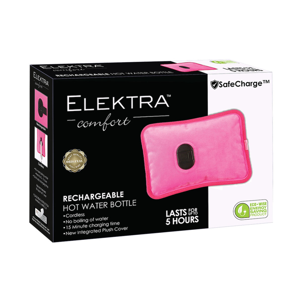 Elektra Pink Hot Water Bottle
