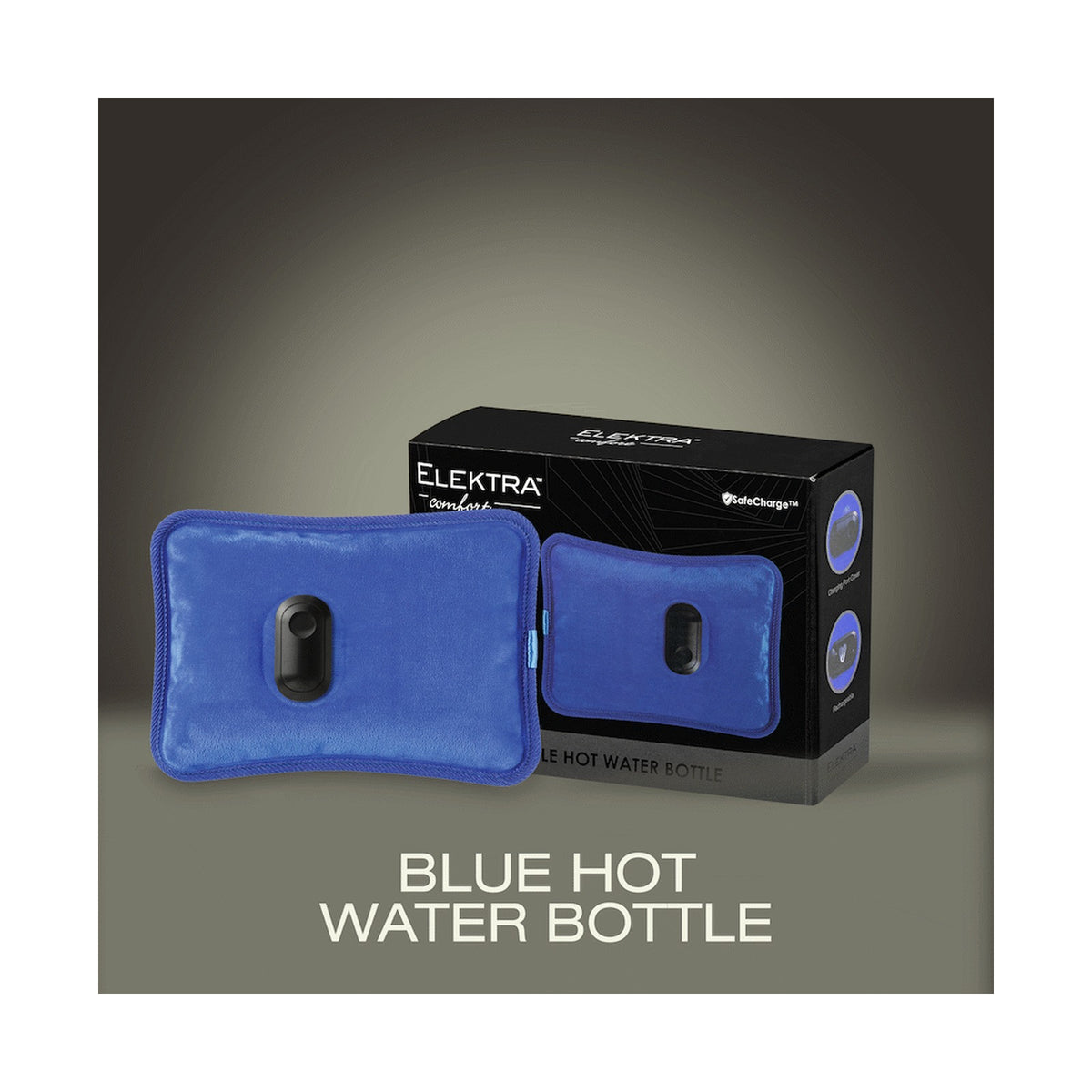 Elektra Hot Water Bottle - Blue