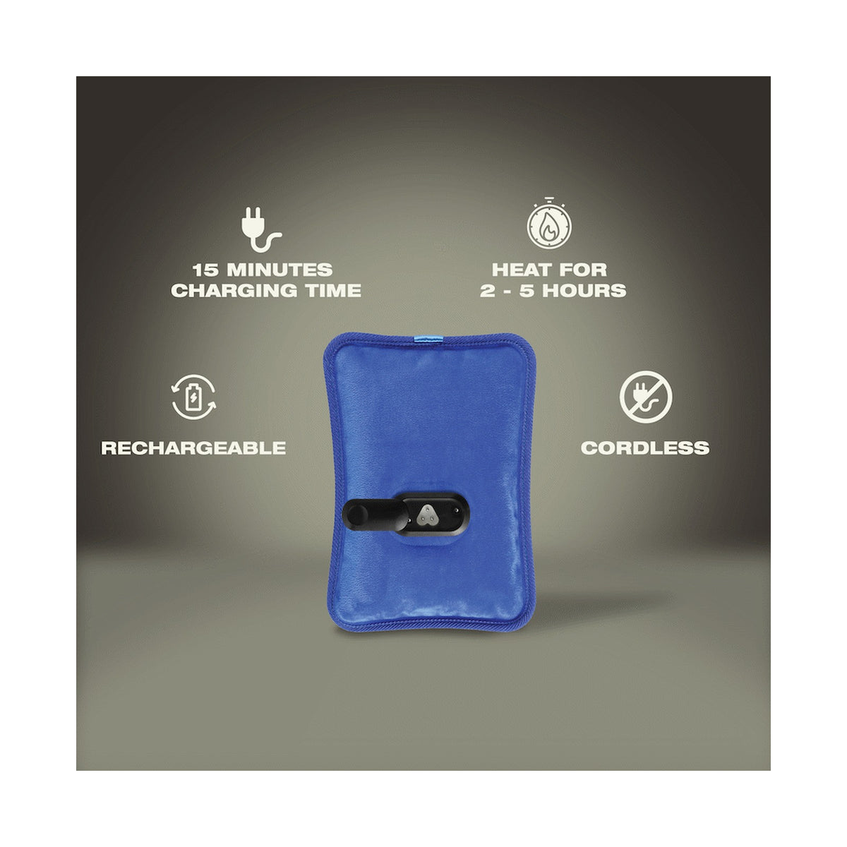 Elektra Hot Water Bottle - Blue