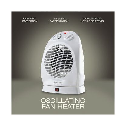 Elektra Comfort Oscillating Fan Heater