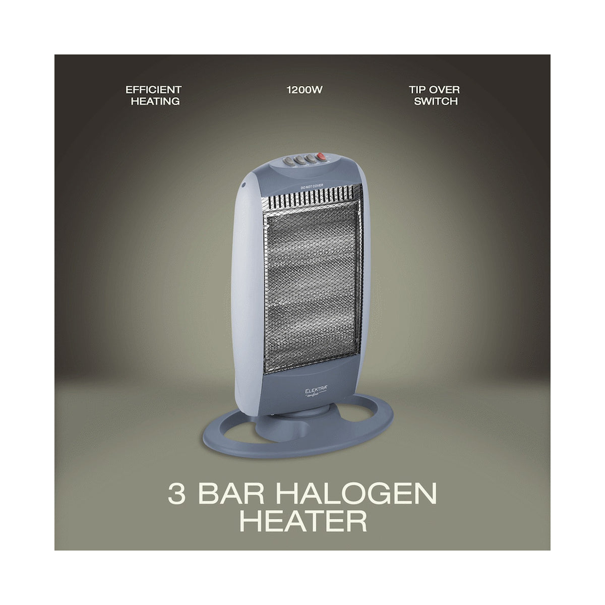 Elektra 3 Bar Halogen Heater