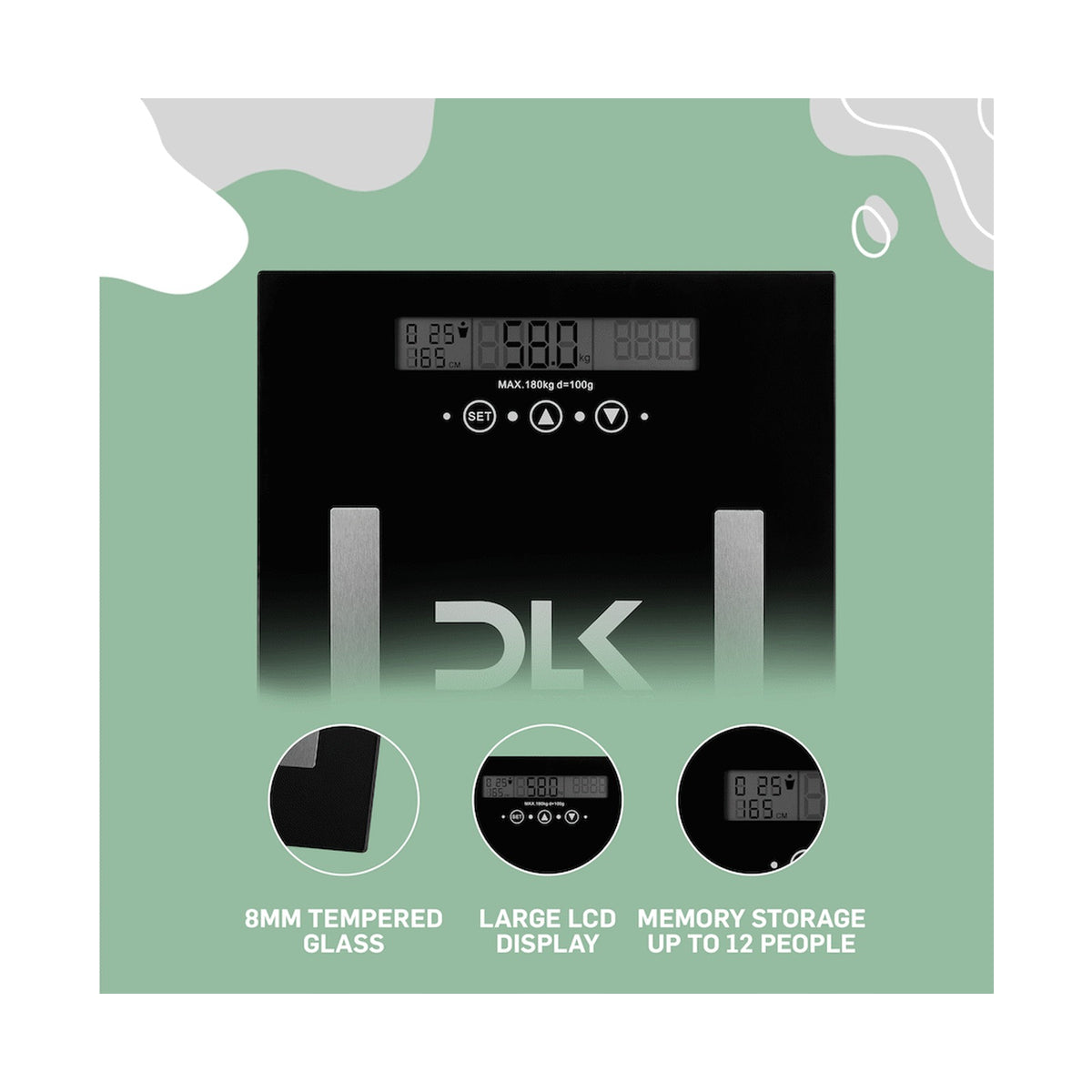 Elektra Body Fat Hydration Scale