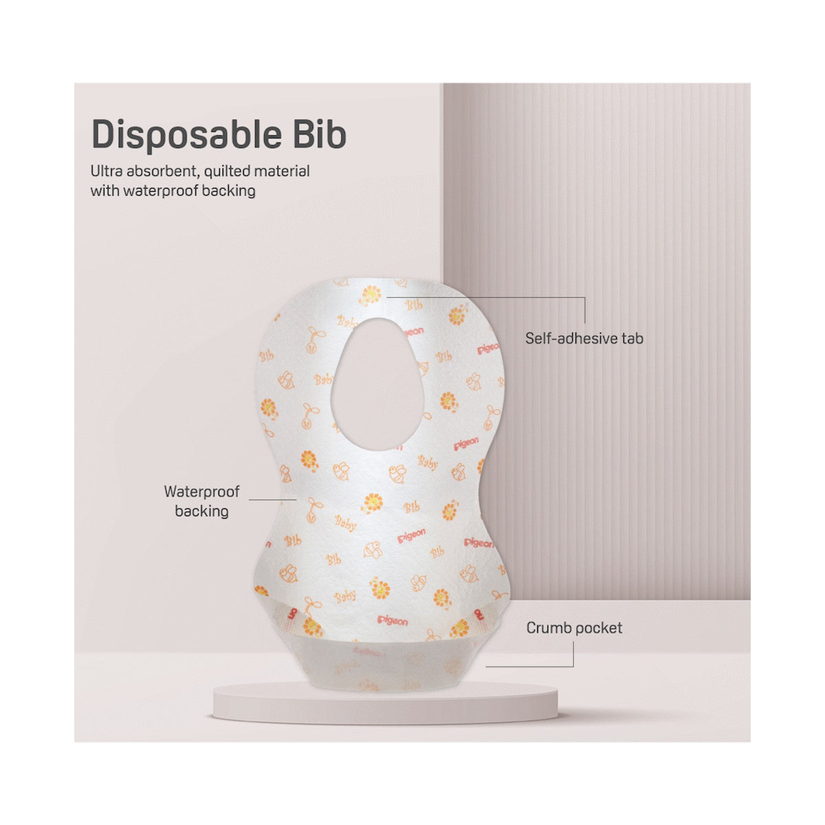 Pigeon - Disposable Baby Bibs 20's