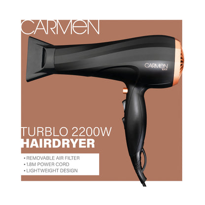 Carmen Turblo 2200w Hair Dryer