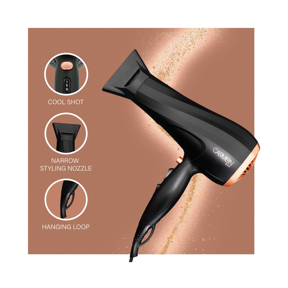 Carmen Turblo 2200w Hair Dryer