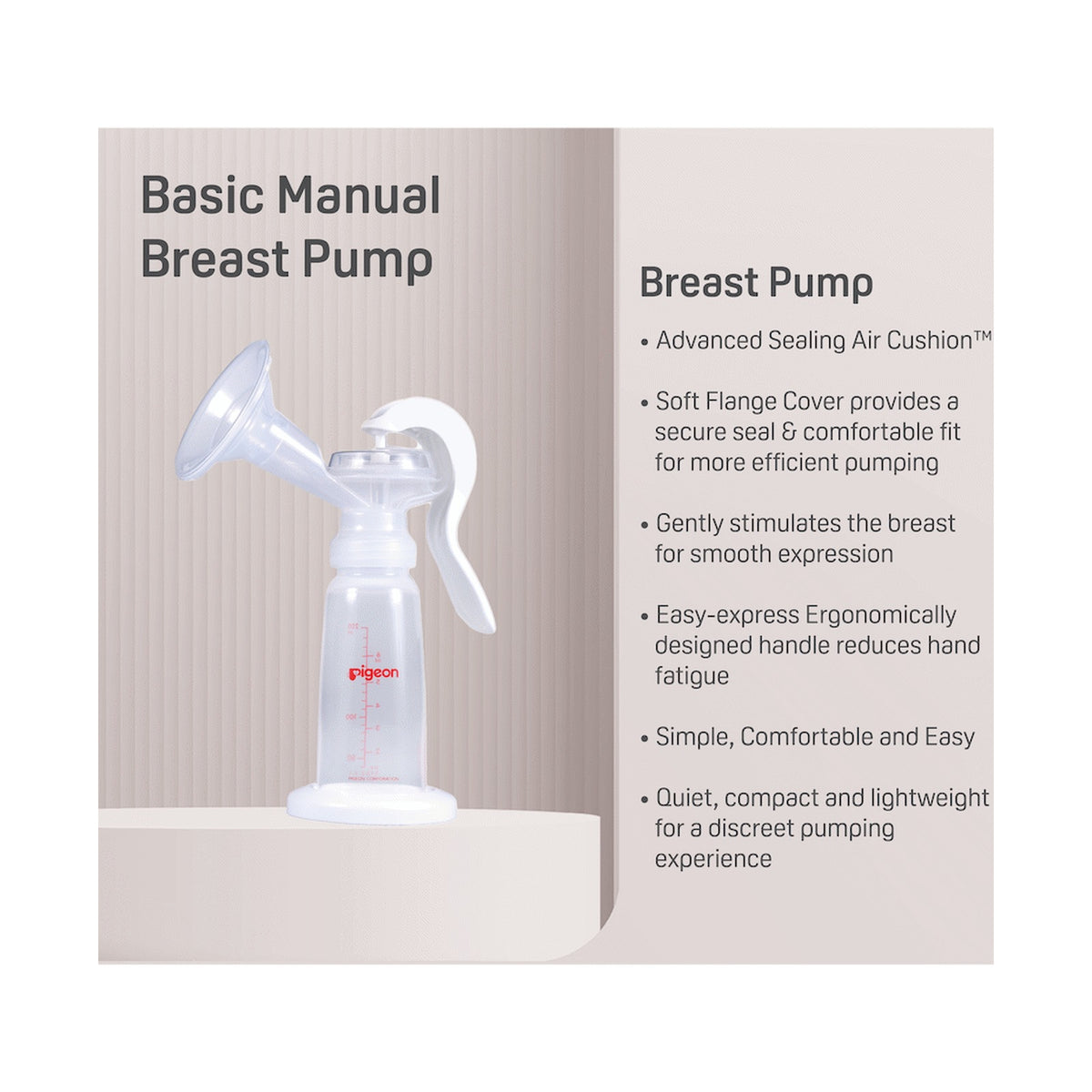 PIGEON MANUAL BREAST PUMP BASIC MODEL