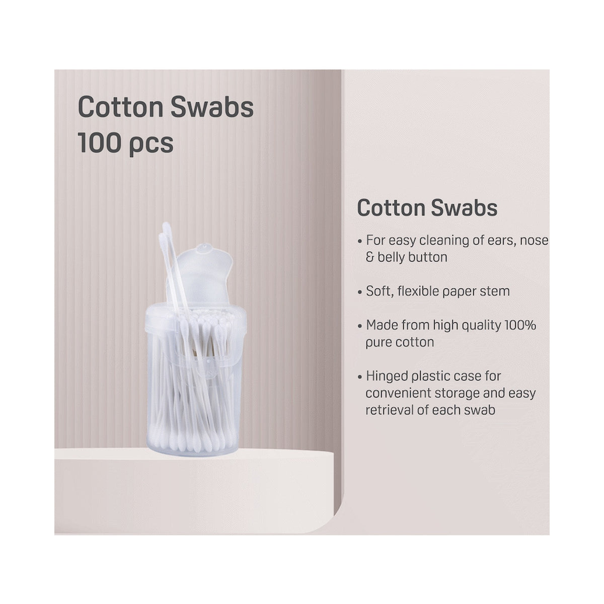 Pigeon Cotton Buds - Boxed (100 Pcs)