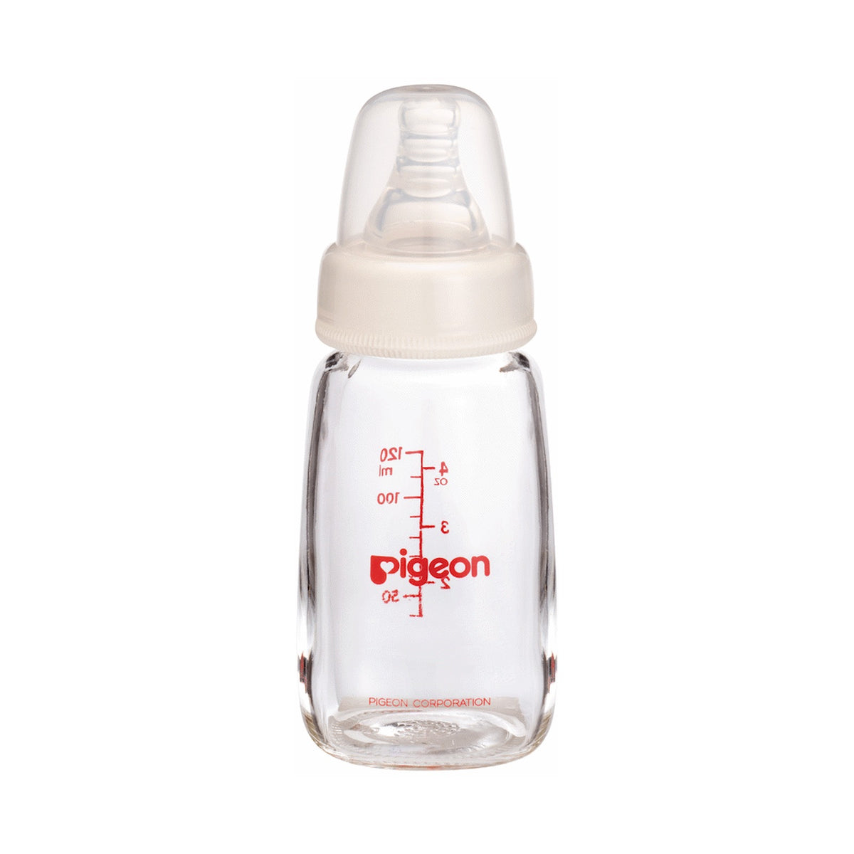 Pigeon Flexible Glass Bottle with Peristaltic Nipple 120ml