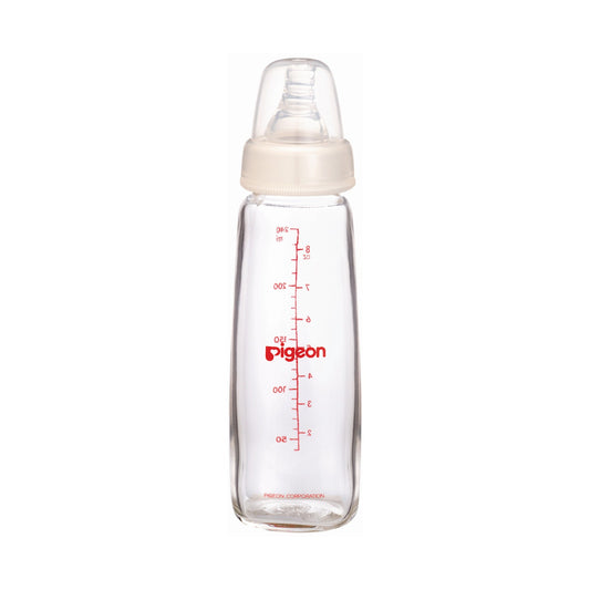 Pigeon Flexible Glass Bottle with Peristaltic Nipple 240ml