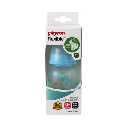 Pigeon Flexible Bottle STD Neck 120ml - Blue