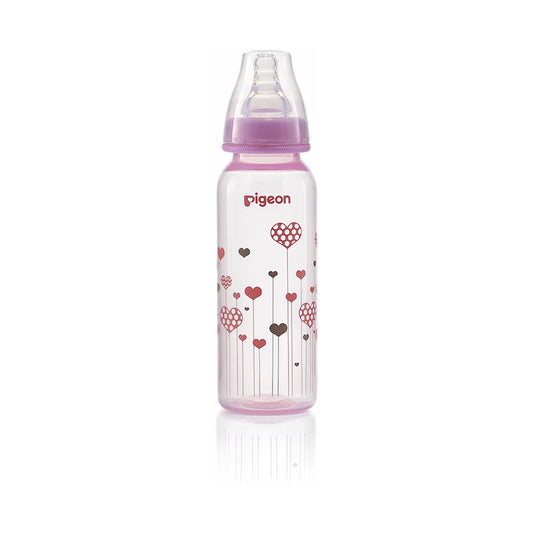 Pigeon Flexible Bottle - Std Neck - Pink 240ml
