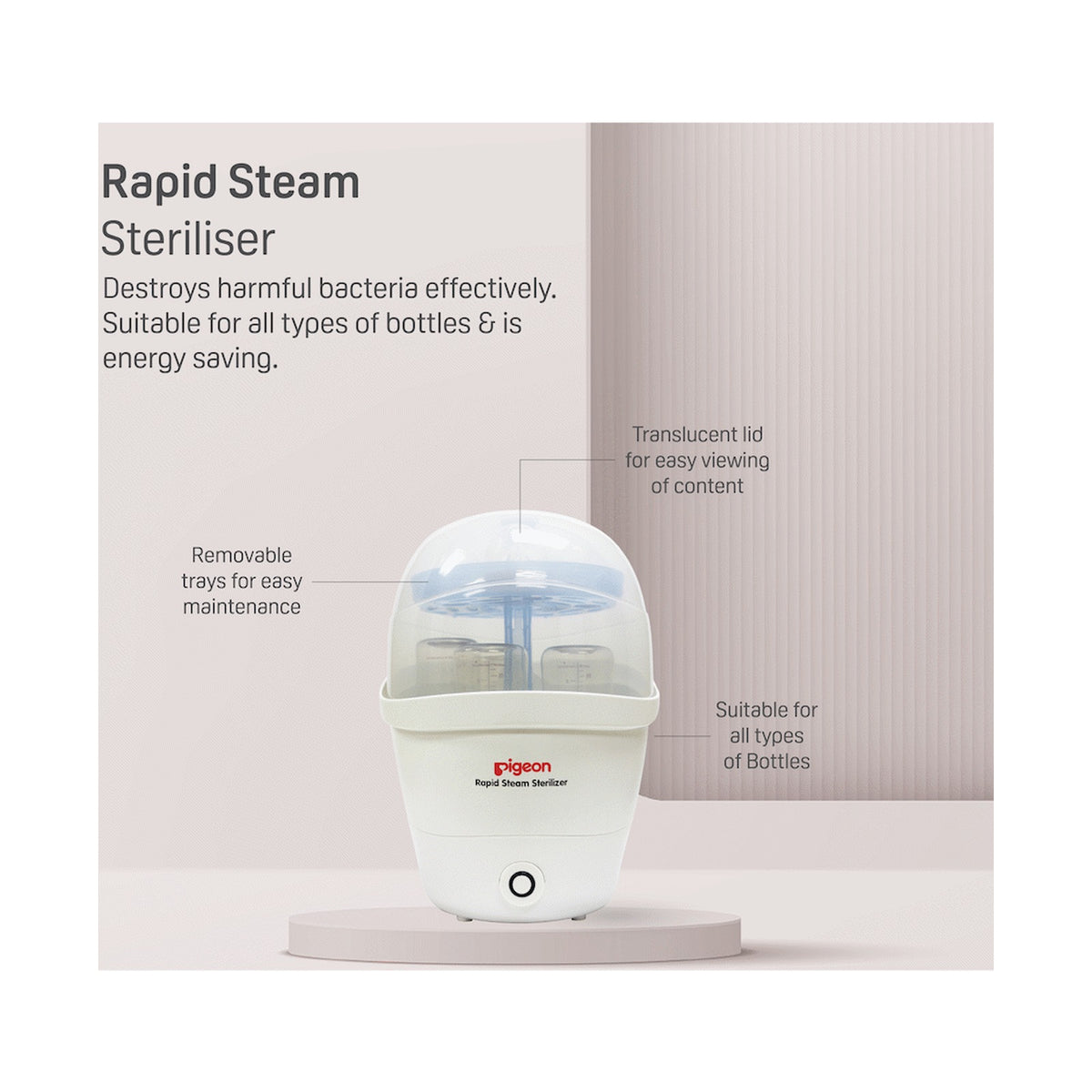 Pigeon - Rapid Electric Steam Sterilizer