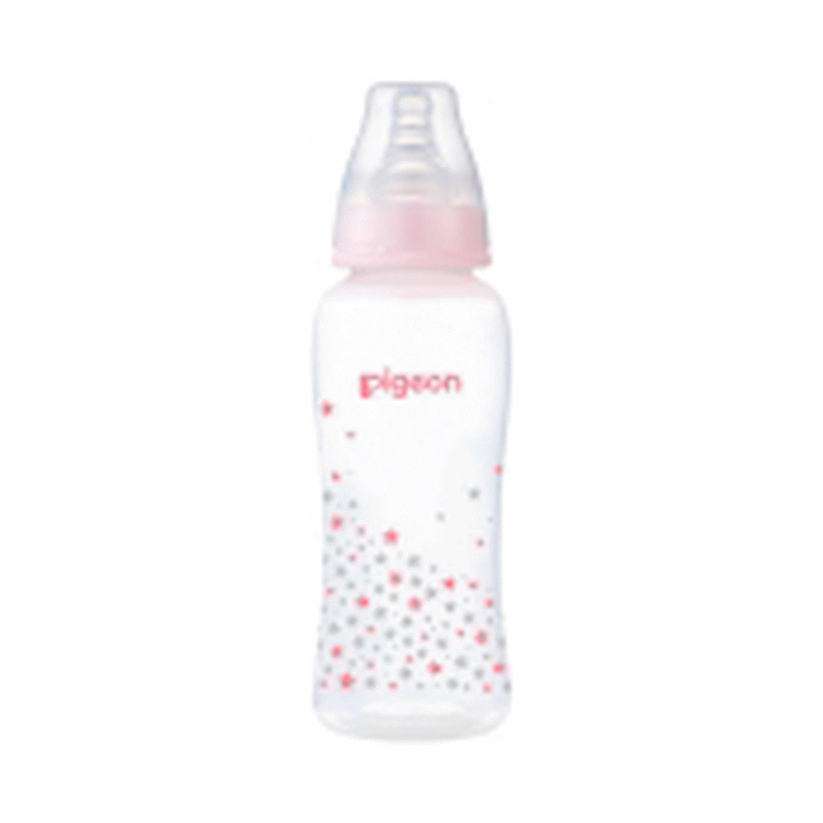 PIGEON FLEXIBLE BOTTLE STREAMLINE PINK STAR 250ML