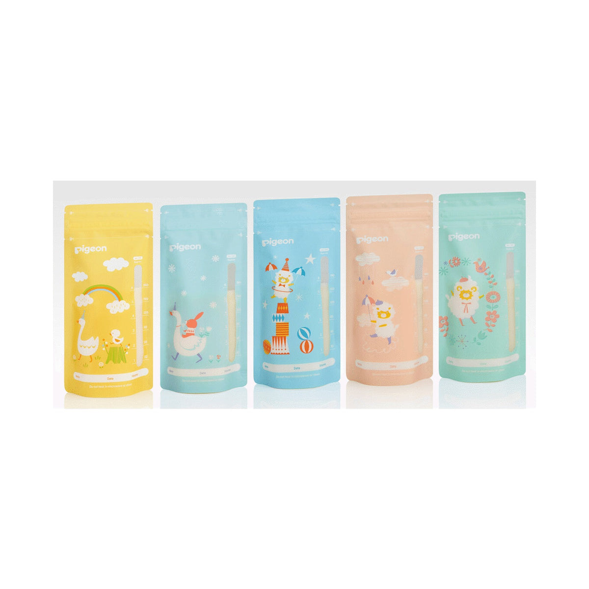 Pigeon - Breast Milk Storage Bag 180ml Animal Design