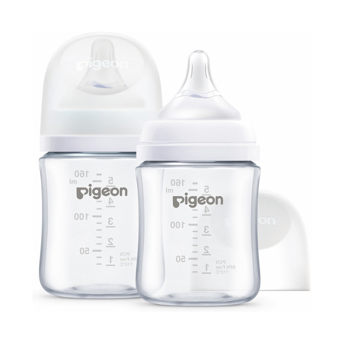 Pigeon Softouch Nursing Bottle T-Ester 160ml Logo - Twin Pack