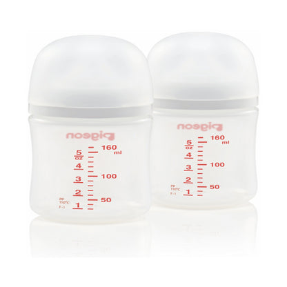 PIGEON SOFTOUCH NURSING BOTTLE 160ML - TWIN PACK