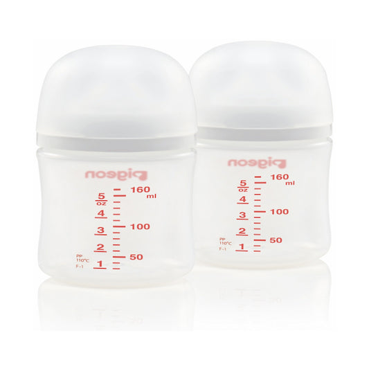 PIGEON SOFTOUCH NURSING BOTTLE 160ML - TWIN PACK