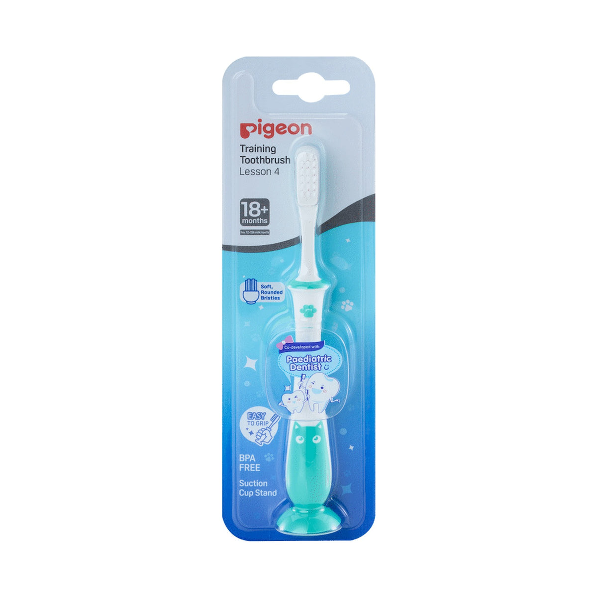 Pigeon Training Toothbrush Lesson 4 - Mint