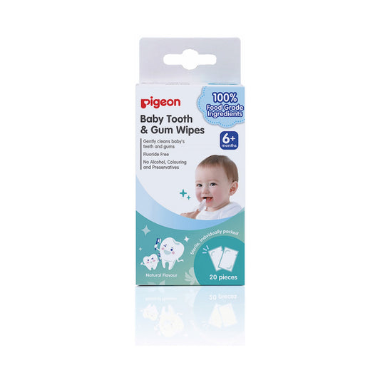 Pigeon Baby Tooth & Gum Wipes - Natural (20 Pcs)
