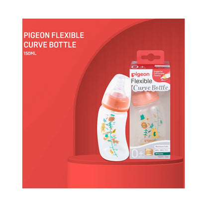 Pigeon Flexible Curve Bottle 150ml - Forest