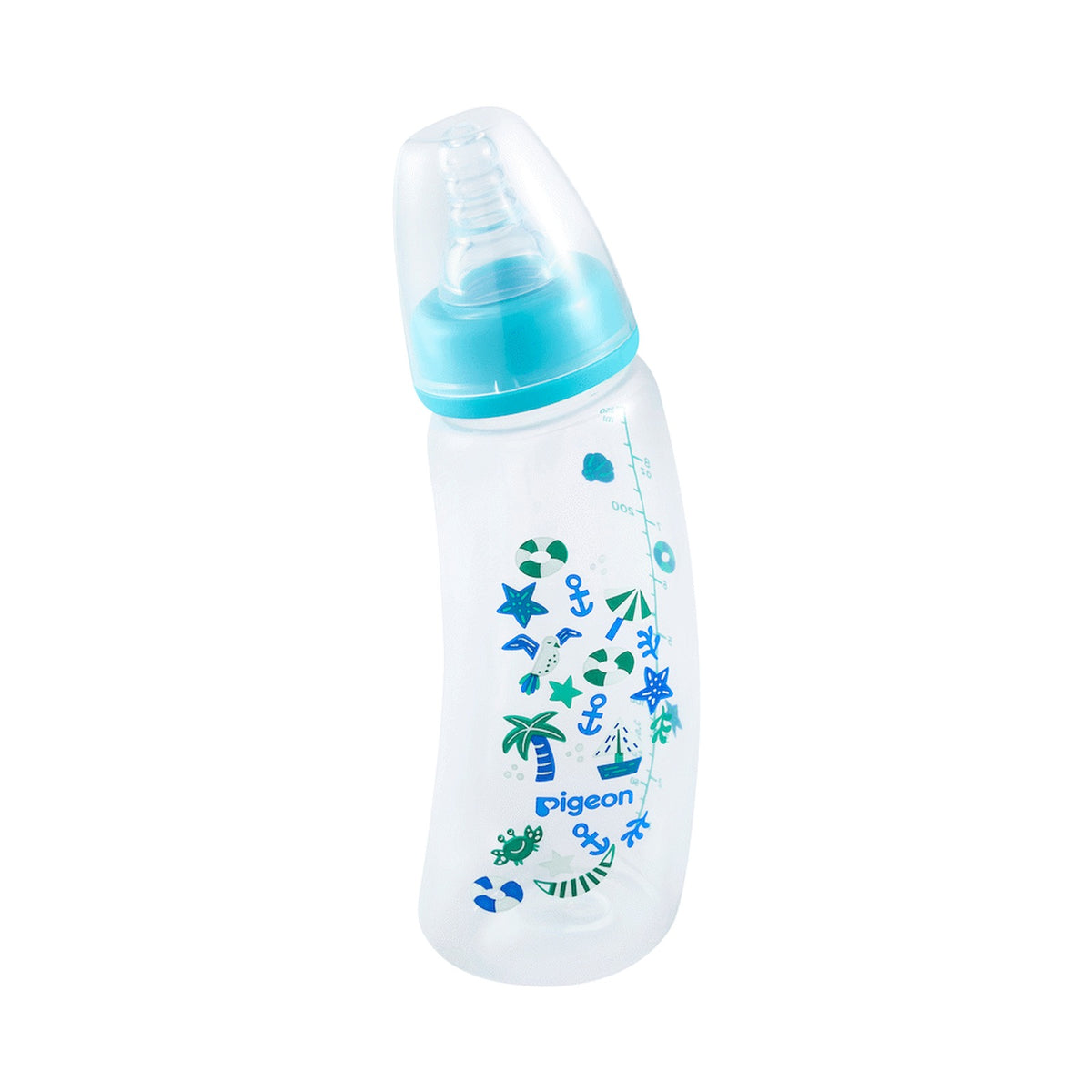 Pigeon Flexible Curve Bottle 250ml - Beach