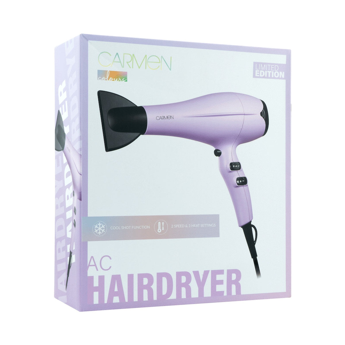 Carmen Colours 2200w AC Hair Dryer
