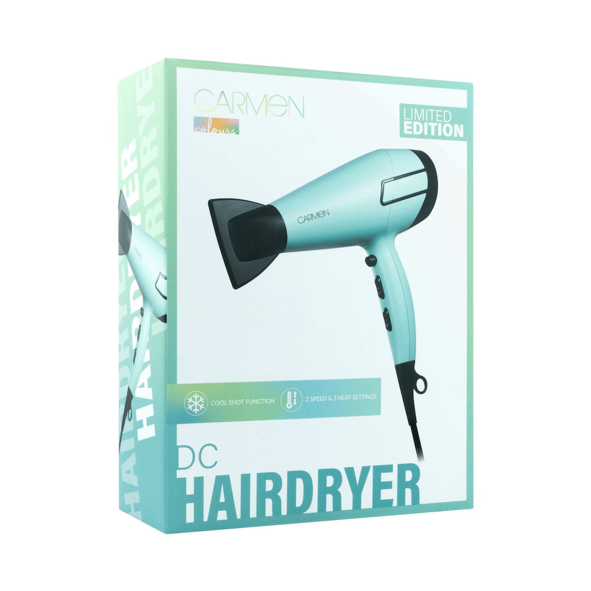 Carmen Colours 2200w DC Hairdryer