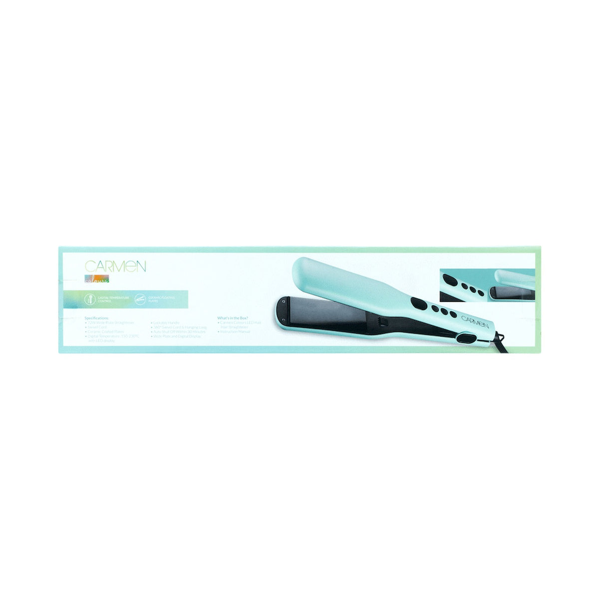Carmen Colours LED Wide Plate Hair Straightener