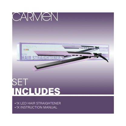 Carmen Colours LED Hair Straightener