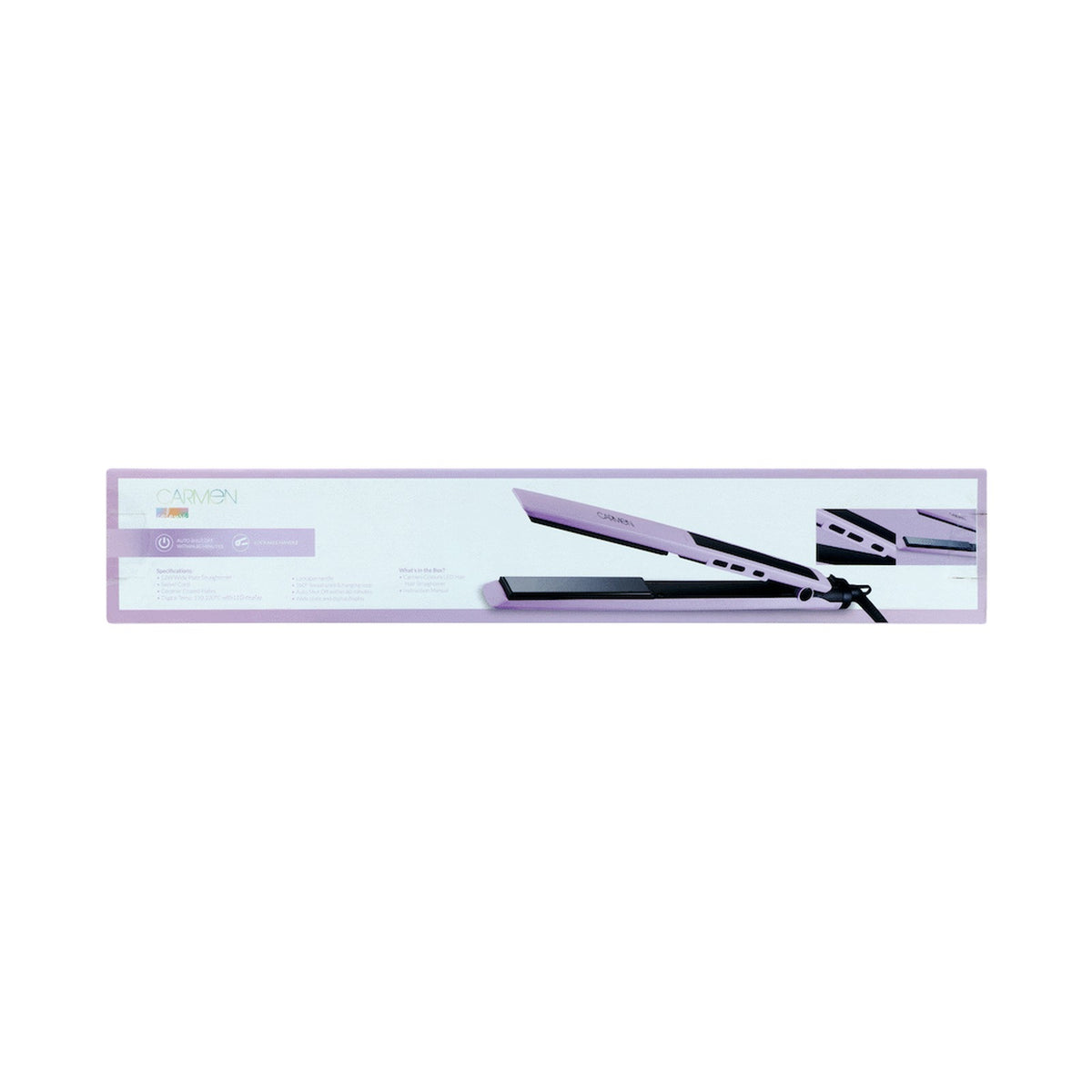 Carmen Colours LED Hair Straightener