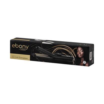 Carmen 2-in-1 Curler and Straightener - Ebony