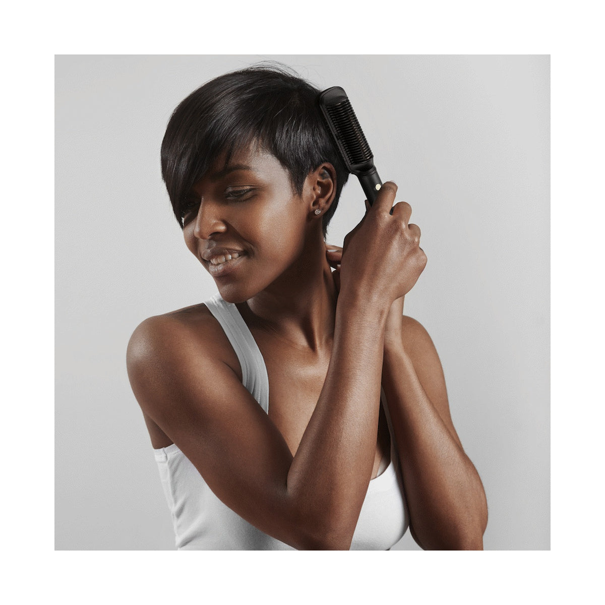 Carmen Ebony Hair Straightening Brush