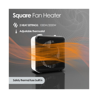 Elektra Square Fan Heater