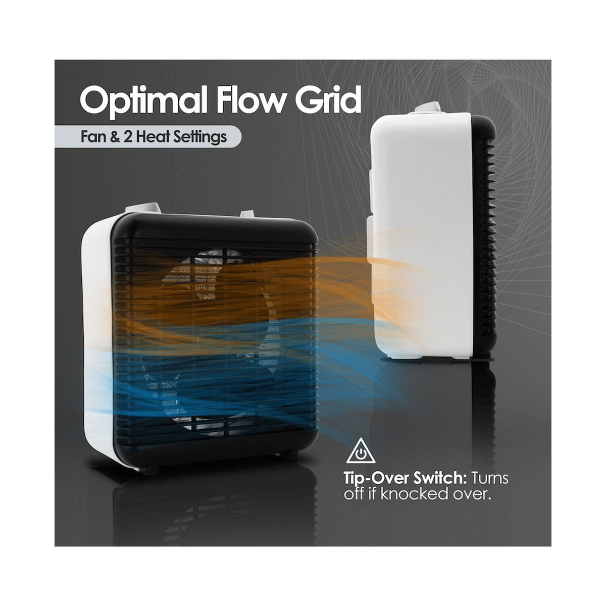 Elektra Square Fan Heater