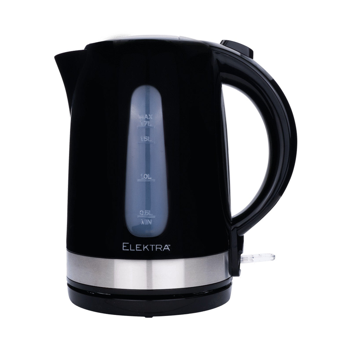 Elektra - 1.7l Plastic Kettle - Black