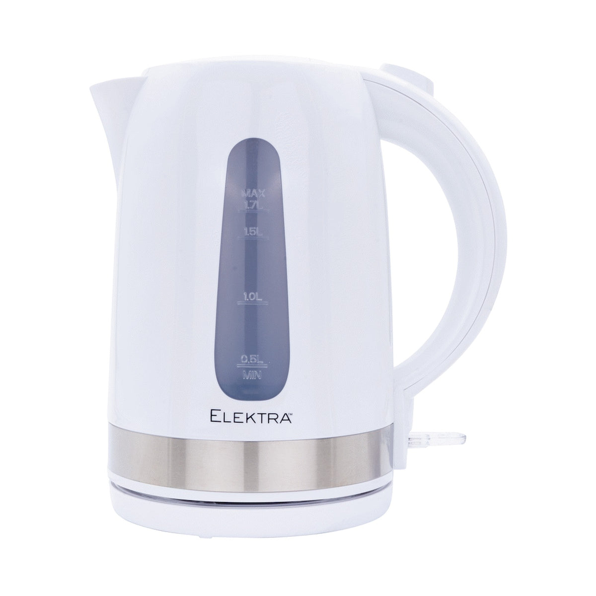 Elektra 1.7l Plastic Kettle - White