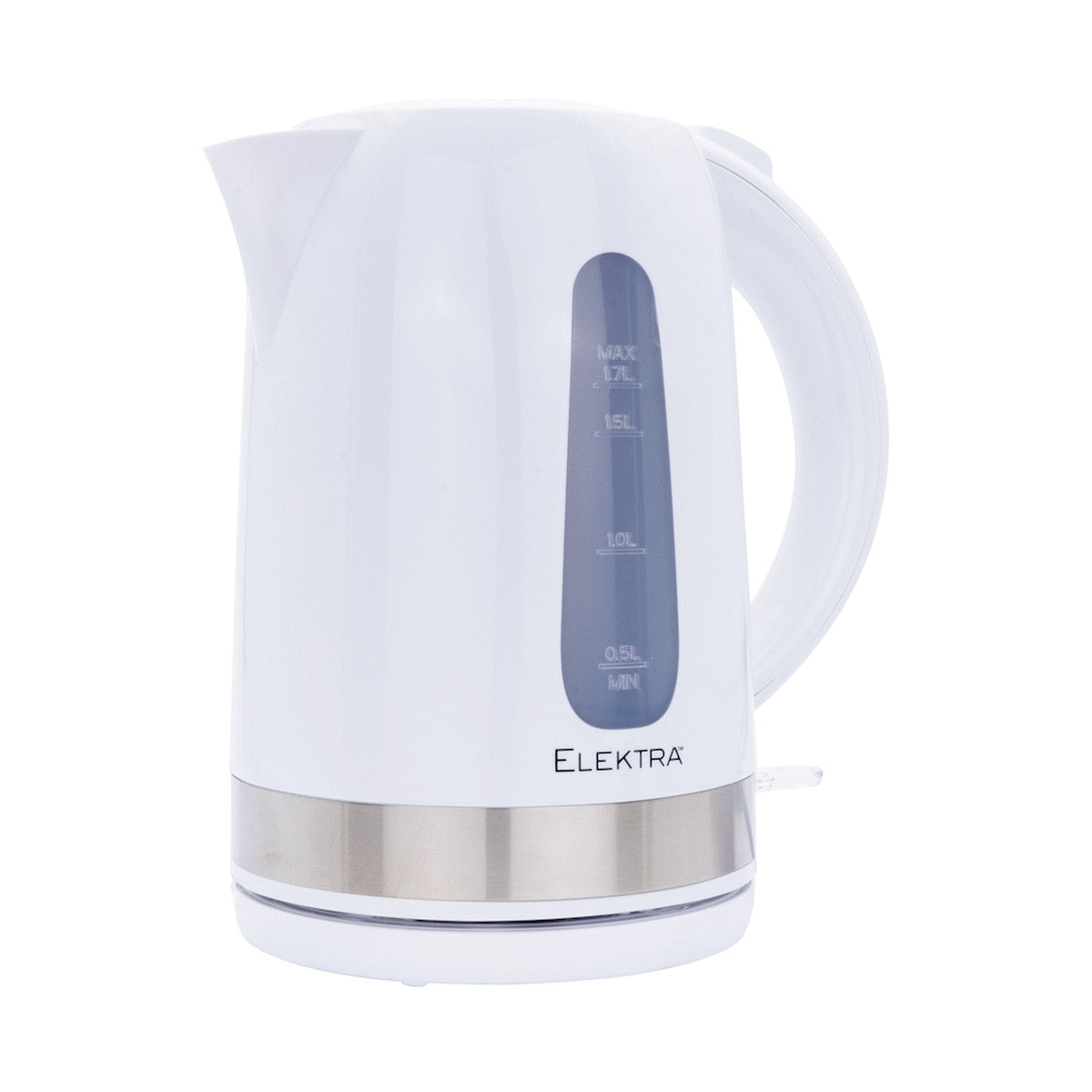Elektra 1.7l Plastic Kettle - White