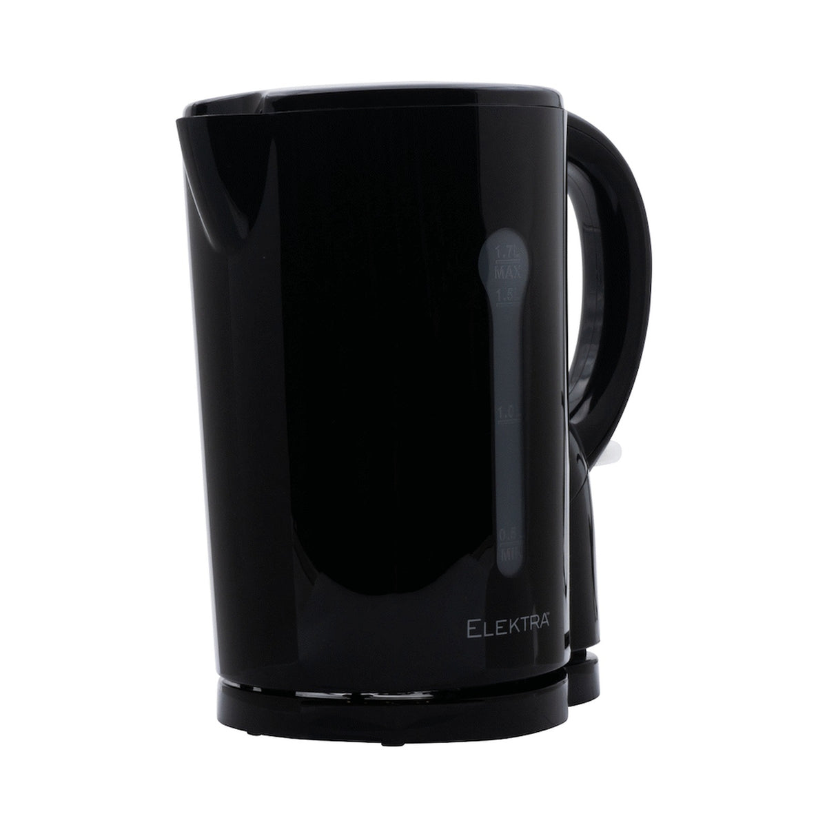 Elektra 1.7l Plastic Cordless Kettle - Black