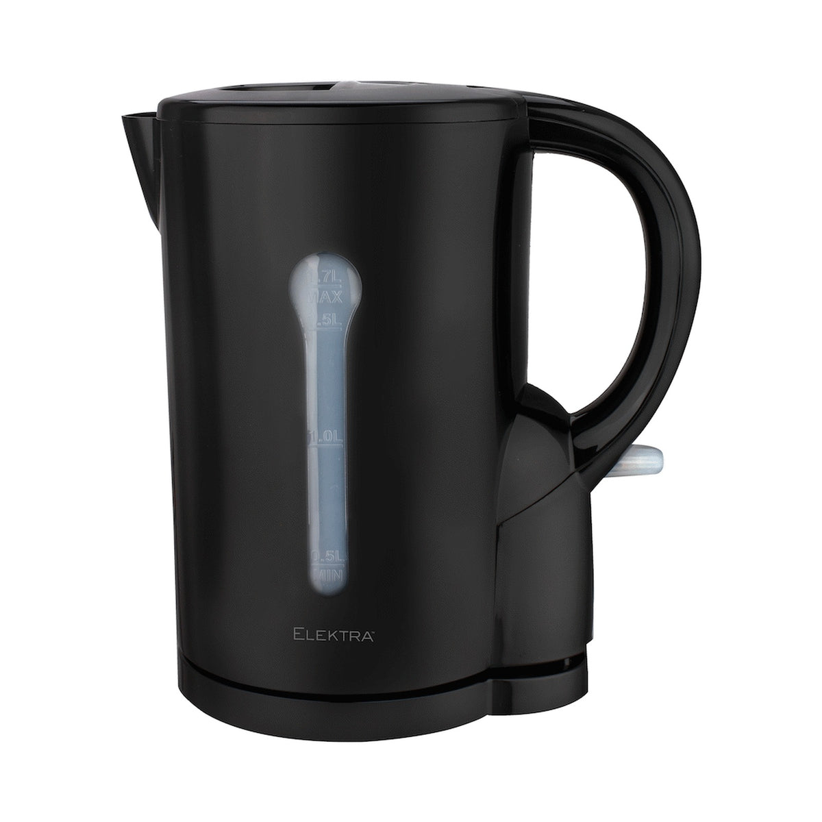Elektra 1.7l Plastic Cordless Kettle - Black