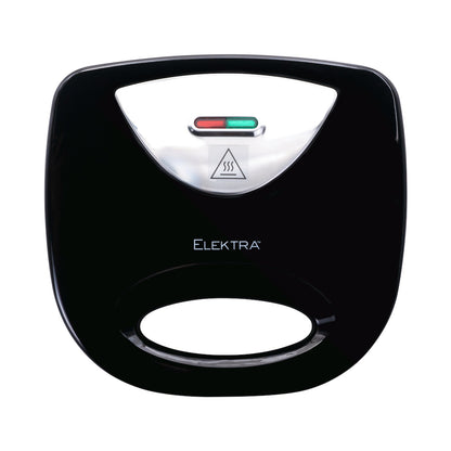 Elektra 700w Sandwich Press - Black