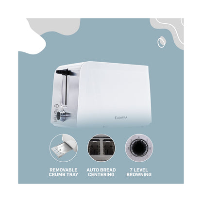 Elektra - 2-Slice Toaster - White