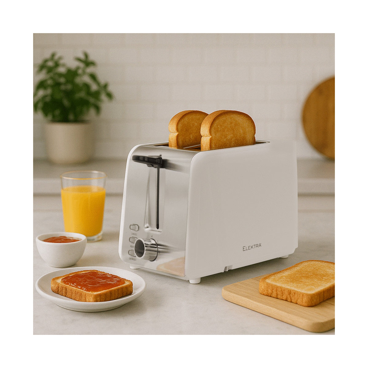 Elektra - 2-Slice Toaster - White