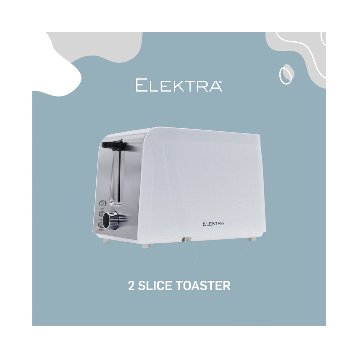 Elektra - 2-Slice Toaster - White