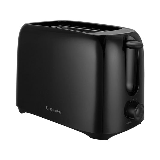Elektra Basic 700w 2-Slice Toaster - Black