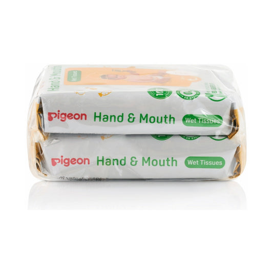Pigeon - Hand Mouth Wipes 20's 2-in-1