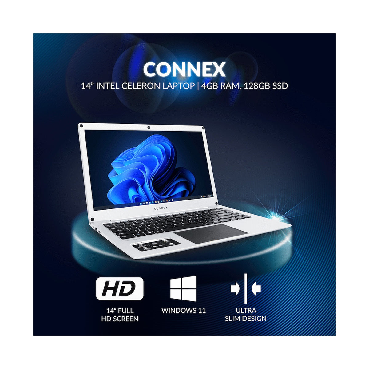 Connex 14 Celeron 4gb/128gb SSD Starter Bundle