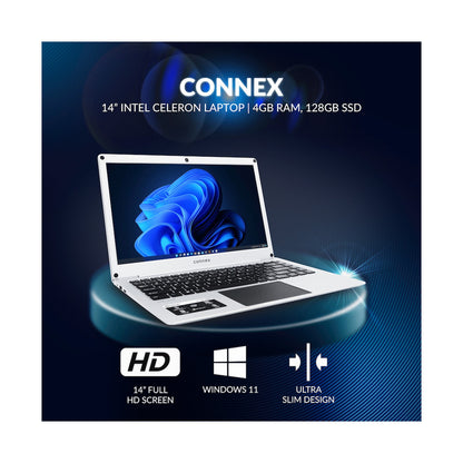 Connex 14 Celeron 4gb/128gb SSD Starter Bundle