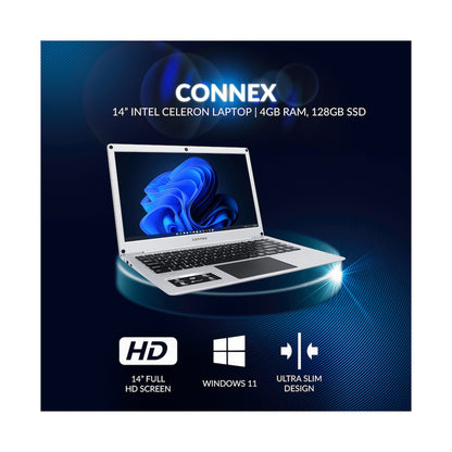 Connex 14 Celeron 4gb/128gb SSD Executive Bundle