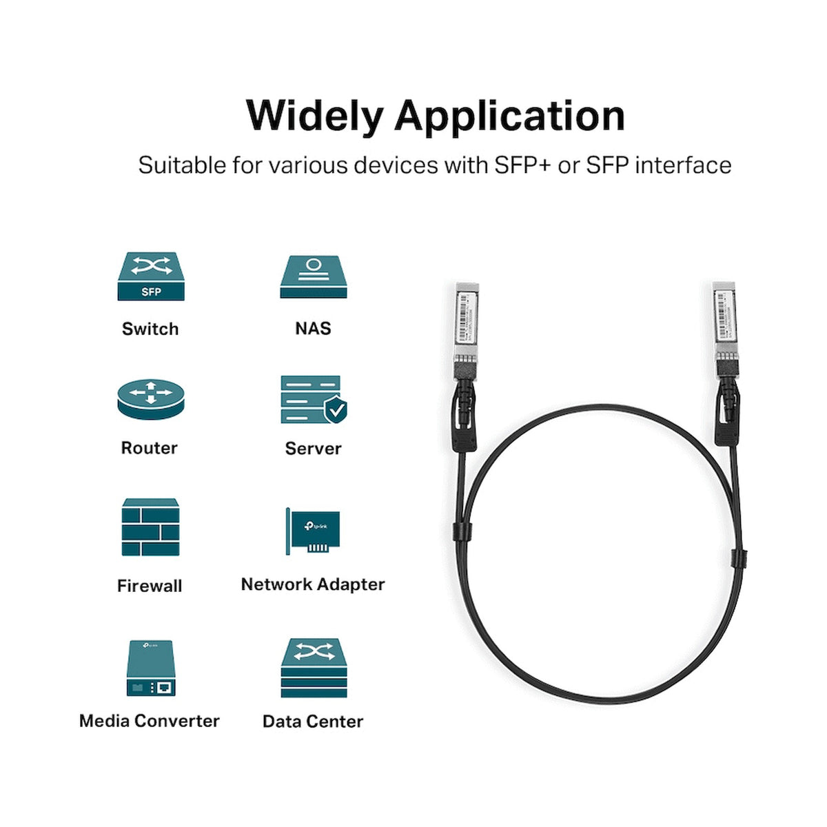 TP-Link SM5220-1M 1m 10G SFP+ Direct Attach Cable
