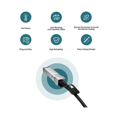 TP-Link SM5220-1M 1m 10G SFP+ Direct Attach Cable
